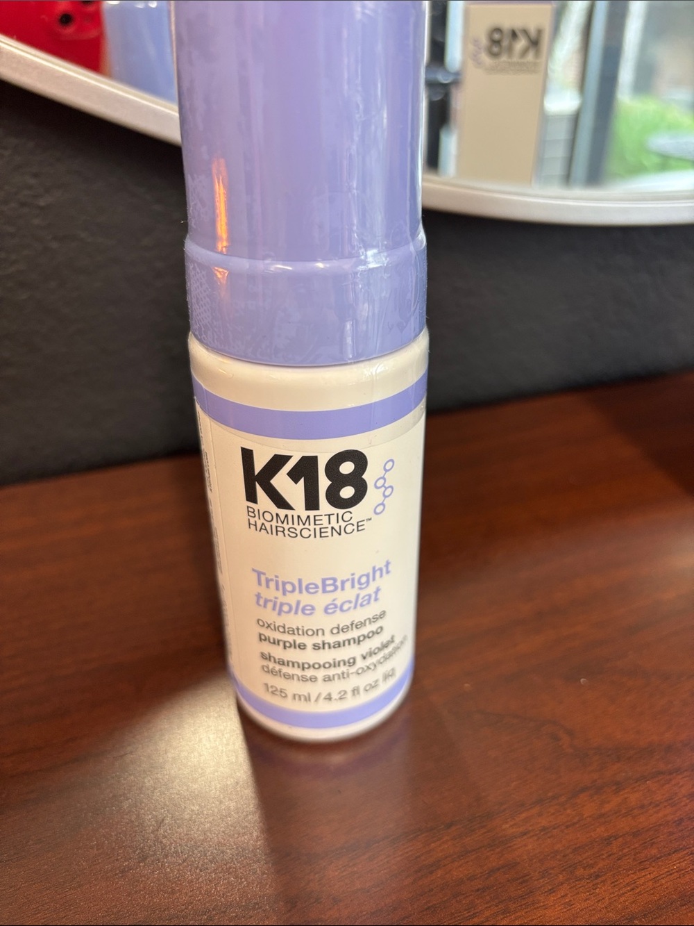 NWT K18 TripleBright Purple Shampoo - Lavender & White 4.2oz